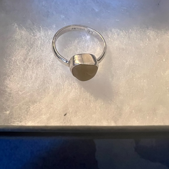 NIB  925 Lita Sea Glass Amber Sea Glass Size 7 - Picture 3 of 5